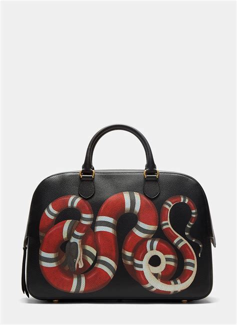 gucci snake design|gucci snake print duffle bag.